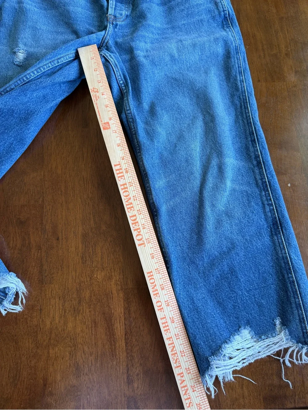 Abercrombie & Fitch Women’s Annie High Rise Ankle Straight Button-Fly Jeans 31 S